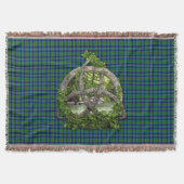 Clan Miller Tartan Celtic Trinity Deken (Voorkant)