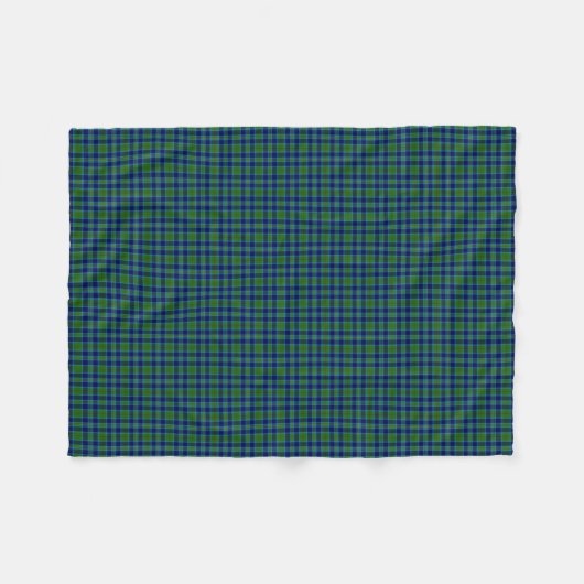 Clan Miller Tartan Fleece Deken (Voorkant (Horizontaal))