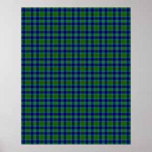 Clan Miller Tartan Poster