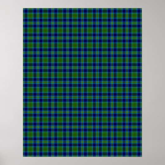 Clan Miller Tartan Poster (Voorkant)