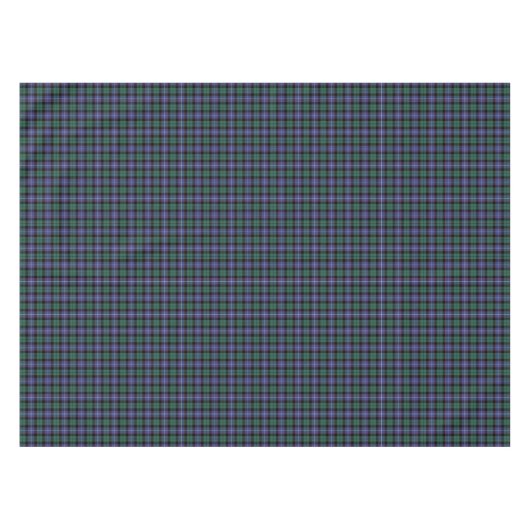 Clan Mitchell Royal Blue en Green Scottish Tartan Tafelkleed (Voorkant (Horizontaal))