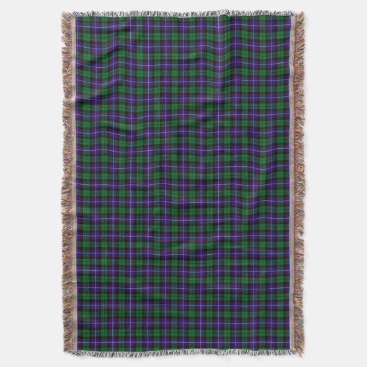 Clan Mitchell Tartan Deken (Voorkant Verticaal)