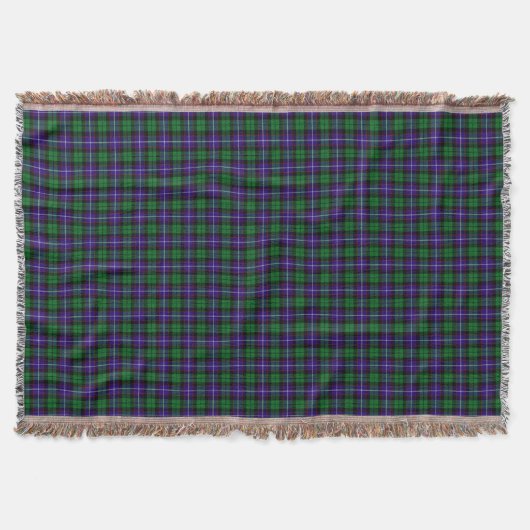 Clan Mitchell Tartan Deken (Voorkant)