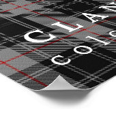 Clan Moffat Colors of Scotland Tartan Poster (Hoek)