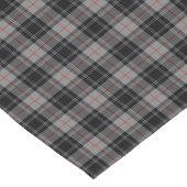 Clan Moffat Grijs en Zwart Schots Tartan Korte Tafelloper (Hoek)