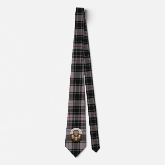 Clan Moffat Tartan en Sporran Stropdas (Voorkant)