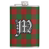 Clan Moncreiffe Moncrief Tartan Old Scotland Flask Heupfles (Voorkant)