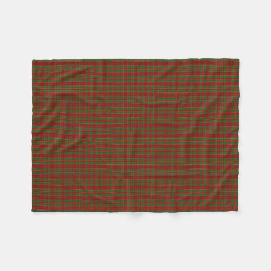 Clan Monro Tartan Fleece Deken (Voorkant (Horizontaal))