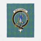 Clan Montgomery Oude Tartan Plaid Fleece Deken (Voorkant)
