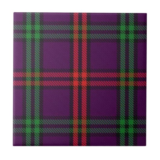 Clan Montgomery Schotse uitdrukkingen Tartan Tegeltje (Voorkant)