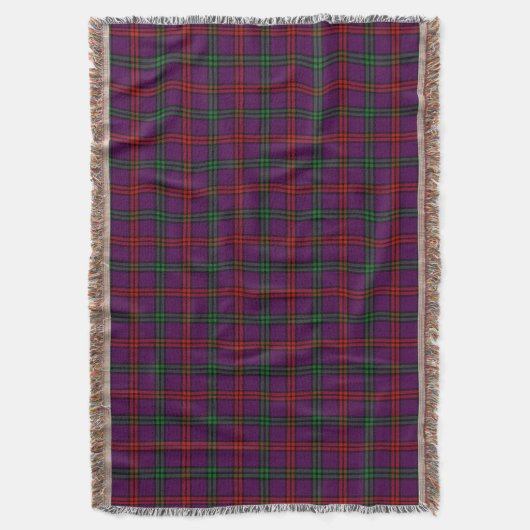 Clan Montgomery Tartan Deken (Voorkant Verticaal)