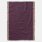 Clan Montgomery Tartan Paars Pset Deken (Voorkant Verticaal)