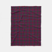 Clan Montgomery Tartan Paars Pset Fleece Deken (Voorkant)