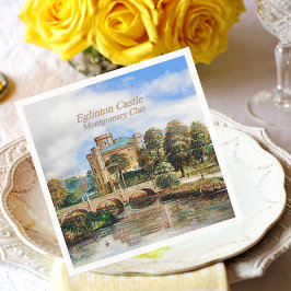 Clan Montgomery's Eglinton Castle Schotland Servet