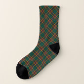 Clan Moran Tartan Green Irish Pset Sokken (Links - buitenkant)