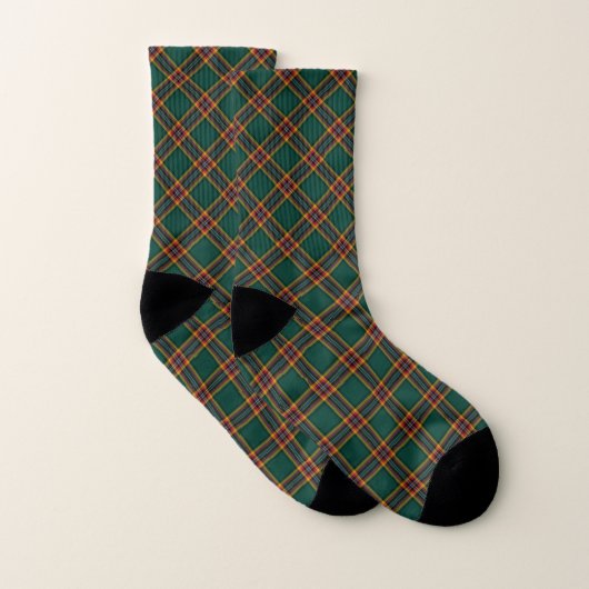 Clan Moran Tartan Green Irish Pset Sokken (Paar)