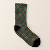 Clan Moran Tartan Green Irish Pset Sokken (Links binnenkant)