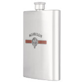 Clan Morrison (bewerken) Crest & Tartan Flacon (Links)