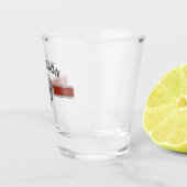 Clan Morrison (bewerken) Crest & Tartan Shot Glas (Rechts)