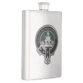 Clan Morrison Crest & Hunting Tartan Flask Flacon (Rechts)