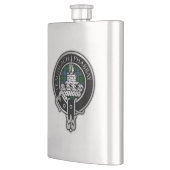 Clan Morrison Crest & Hunting Tartan Flask Flacon (Links)