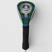 Clan Morrison Crest & Hunting Tartan Golf Head Cov Golfheadcover (Voorkant)