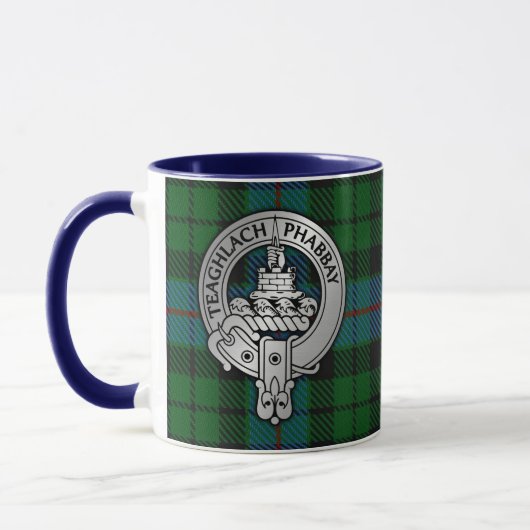Clan Morrison Crest & Hunting Tartan Mok (Links)
