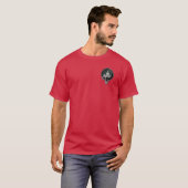 Clan Morrison Crest & Hunting Tartan T-Shirt (Voorkant volledig)