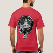 Clan Morrison Crest & Hunting Tartan T-Shirt (Achterkant)