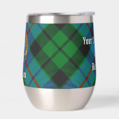 Clan Morrison Crest over het jagen op Tartan (Links)