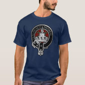 Clan Morrison Crest & Tartan T-Shirt (Voorkant)