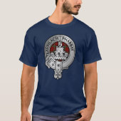 Clan Morrison Crest & Tartan T-shirt (Voorkant)