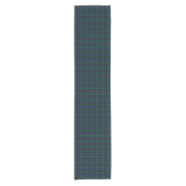 Clan Morrison Green en Blue Schotse Tartan Korte Tafelloper (Voorkant)