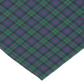 Clan Morrison Green en Blue Schotse Tartan Korte Tafelloper (Hoek)
