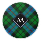 Clan Morrison Hunting Tartan Ceramic Knob Keramische Knop (Voorkant)