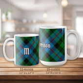 Clan Morrison Hunting Tartan Coffee Mug Koffiemok