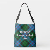 Clan Morrison Hunting Tartan Crossbody Tas (Achterkant)