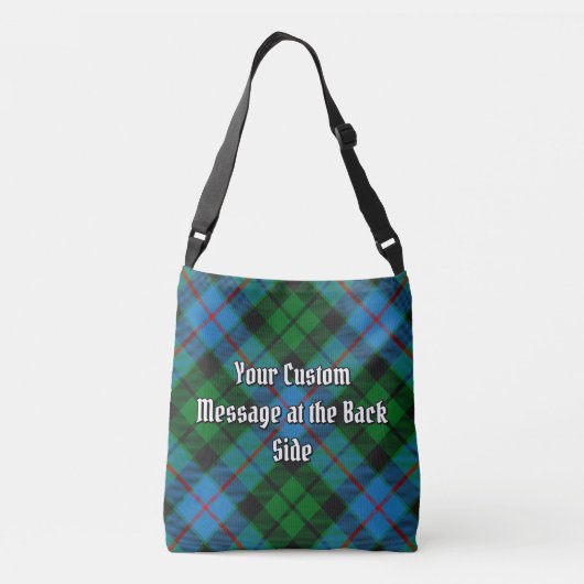 Clan Morrison Hunting Tartan Crossbody Tas (Achterkant)