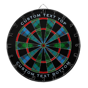 Clan Morrison Hunting Tartan Dart Board Dartbord