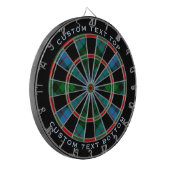 Clan Morrison Hunting Tartan Dart Board Dartbord (Voorkant Links)