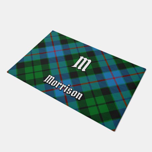 Clan Morrison Hunting Tartan Doormat Deurmat (Schuin)