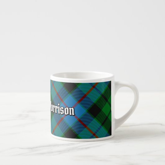 Clan Morrison Hunting Tartan Espresso Cup Espresso Kop (Rechts)