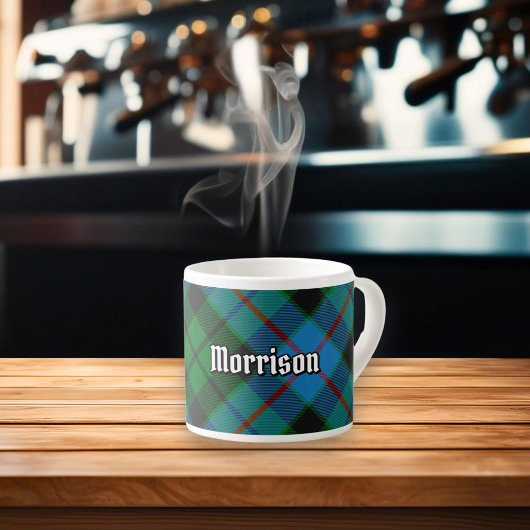 Clan Morrison Hunting Tartan Espresso Cup Espresso Kop