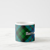 Clan Morrison Hunting Tartan Espresso Cup Kop (Voorkant)