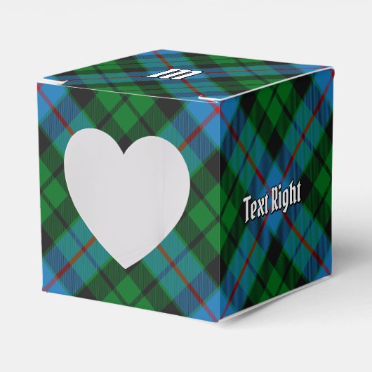 Clan Morrison Hunting Tartan Favor Box Bedankdoosjes (Voorkant Zijde)