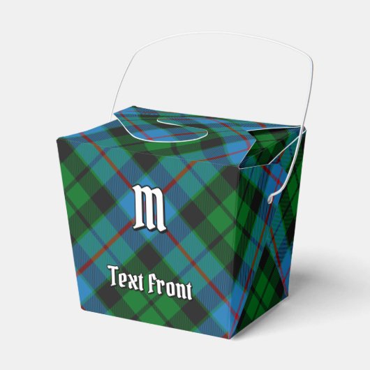 Clan Morrison Hunting Tartan Favor Box Bedankdoosjes (Voorkant Zijde)