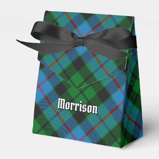 Clan Morrison Hunting Tartan Favor Box Bedankdoosjes (Voorkant Zijde)