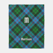 Clan Morrison Hunting Tartan Fleece Blanket (Voorkant)