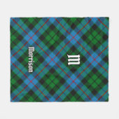 Clan Morrison Hunting Tartan Fleece Blanket (Voorkant (Horizontaal))