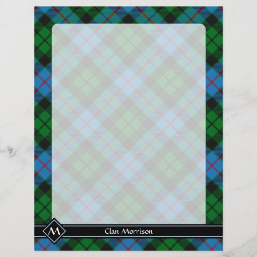 Clan Morrison Hunting Tartan Flyer (Voorkant)